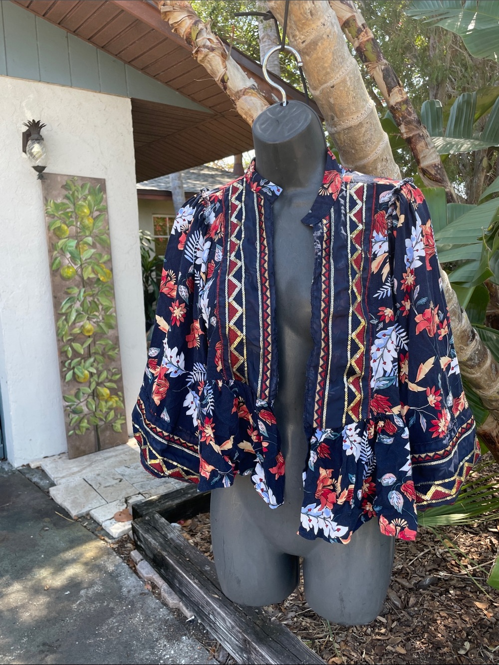 Jase kimono, sleep, floral, plum topper jacket or top